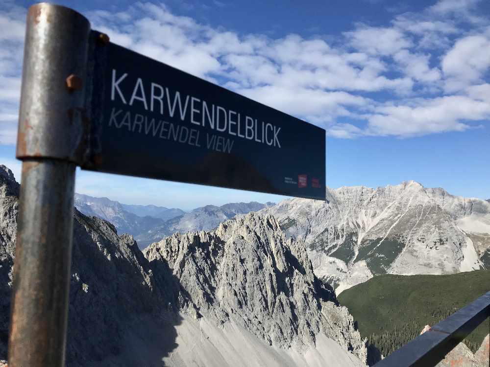 Der Karwendelblick am Hafeleklar ist grandios