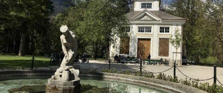 Der Musikpavillon im bekanntesten Park in Innsbruck, dem Hofgarten