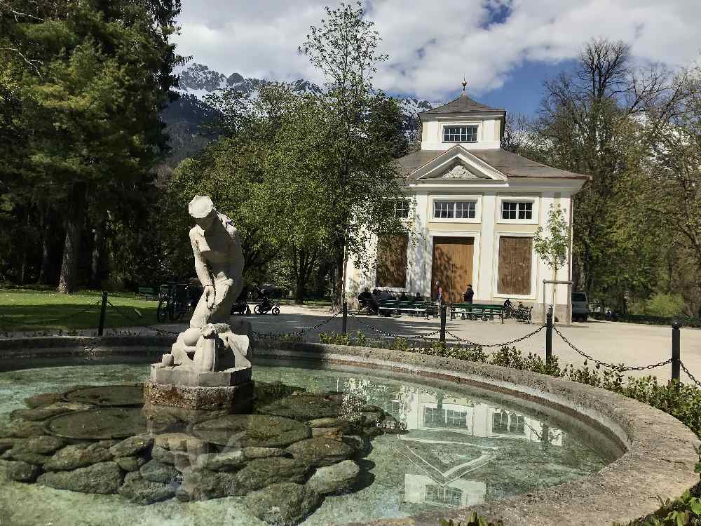 Musikpavillon Hofgarten - im Sommer gibt es hier Konzerte der Festwochen "Alte Musik"