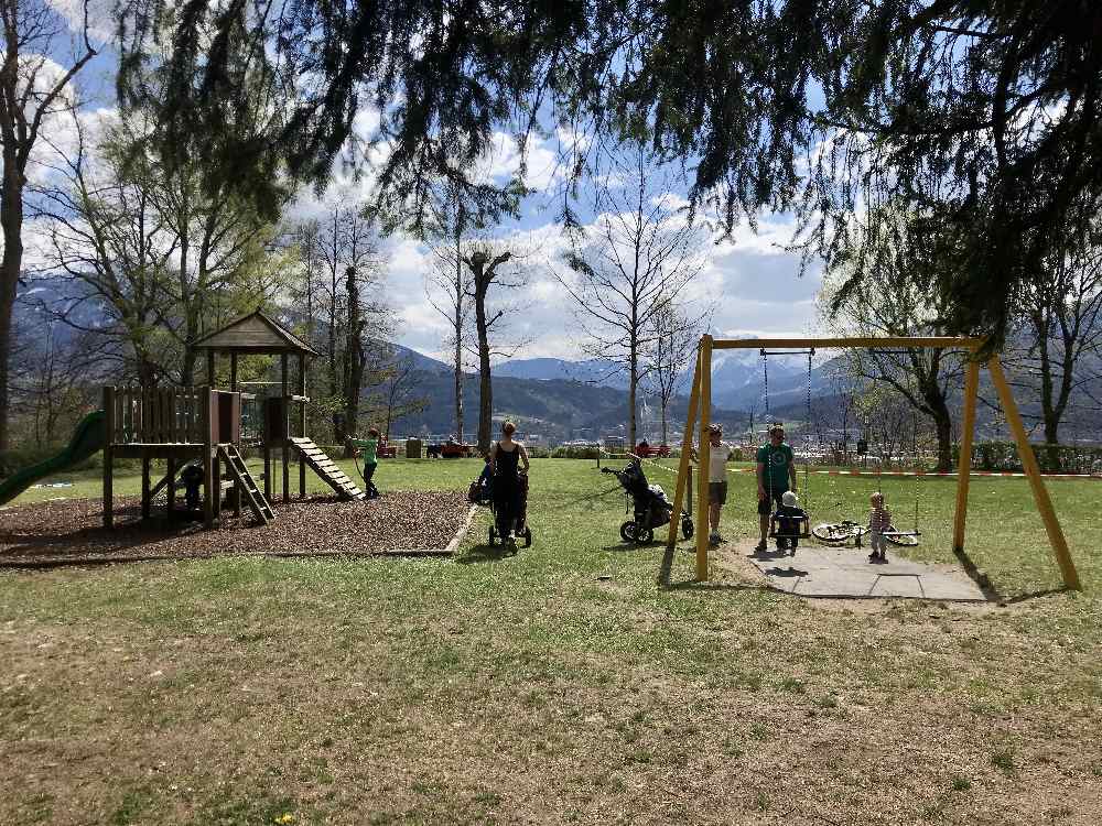 Spielplatz Innsbruck - am Judenbühel auf dem Weg zur Hungerburg