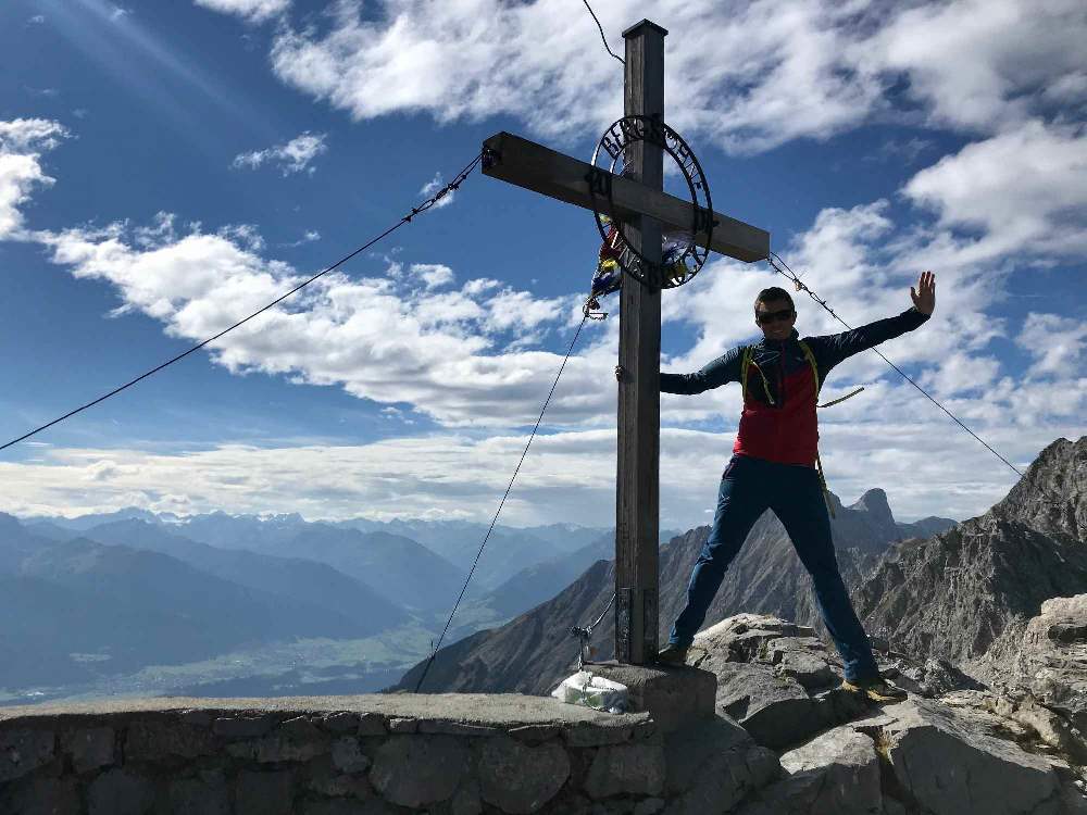 Hafelekarspitze Innsbruck - bekannter Fotopoint im Karwendel