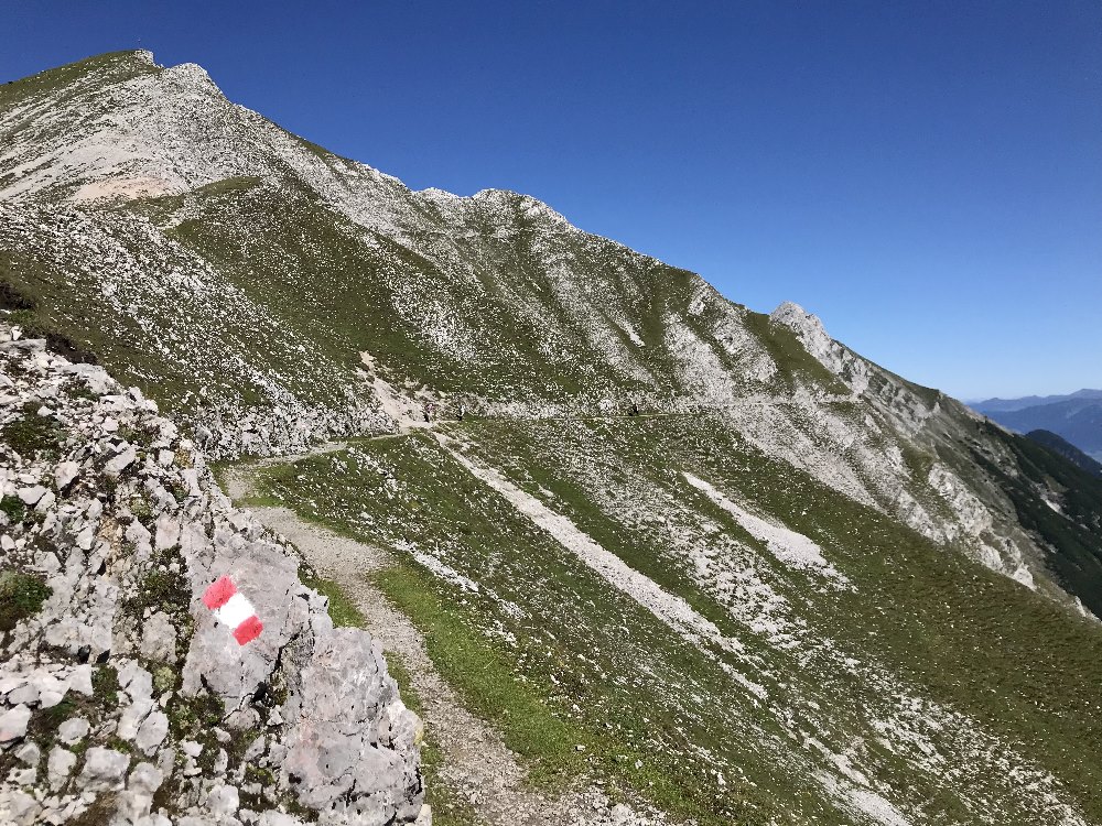 Goetheweg wandern hoch über Innsbruck