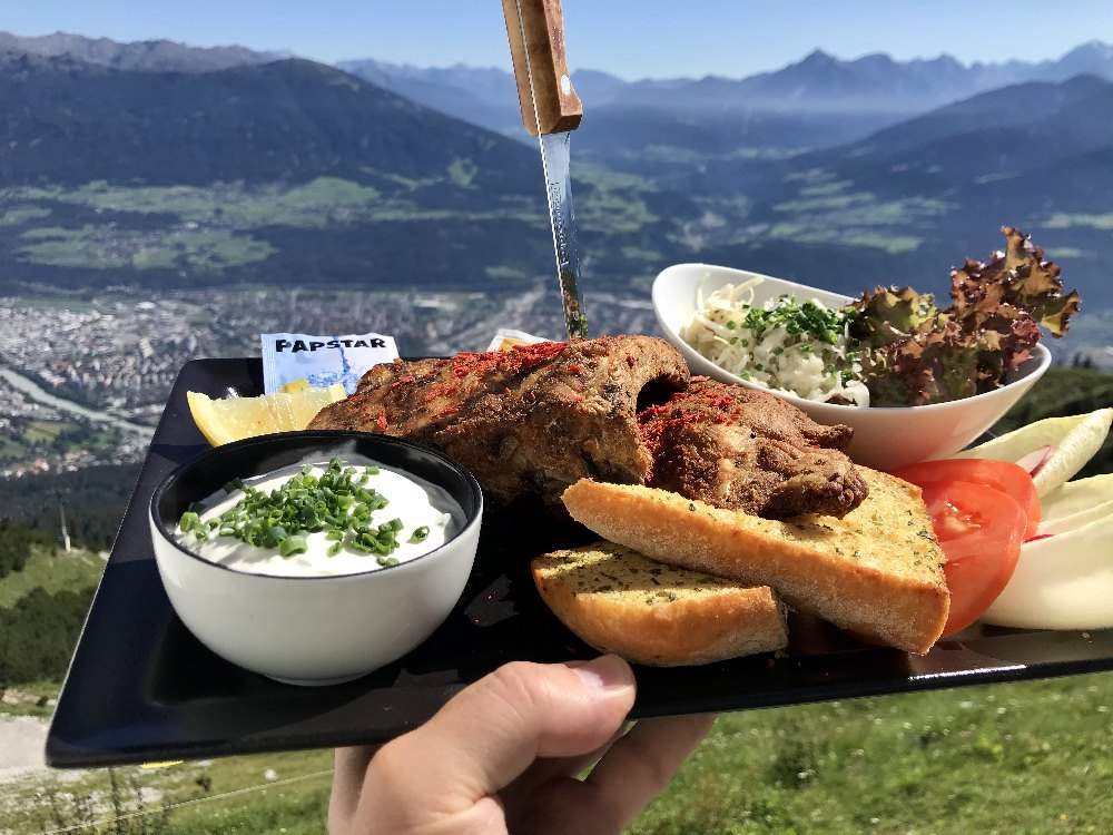 Restaurant Seegrube - auf eine gute Portion Ripperl, mit Ausblick