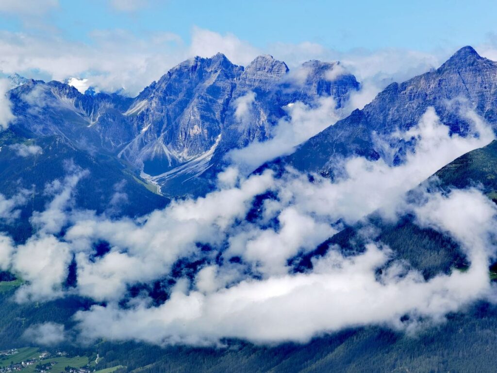 Innsbruck Berge - Ausblick vom Patscherkofel