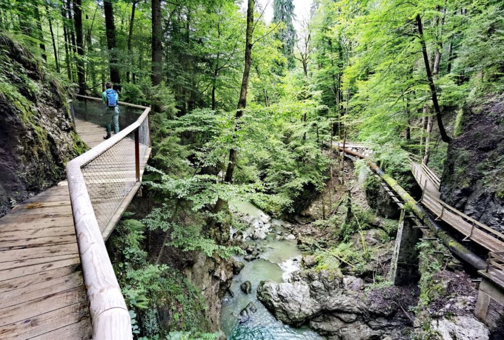 Schönste Orte Österreich - Rappenlochschlucht mit Staufensee, Alploch und Kirchle