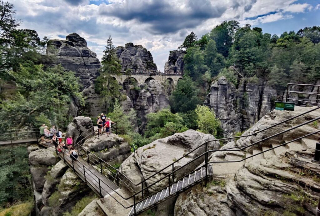 außergewöhnliche Reiseziele Deutschland - die Basteibrücke ist besonders sehenswert!