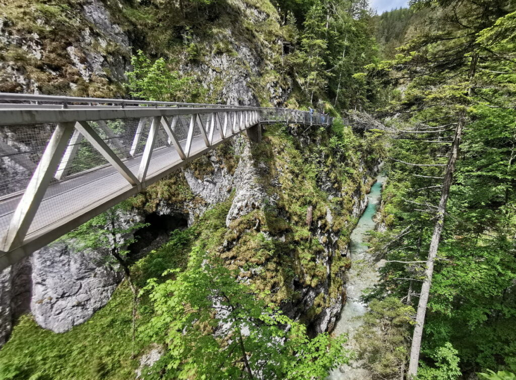 Aussergewöhnliche Reiseziele zum Wandern: Die Leutaschklamm