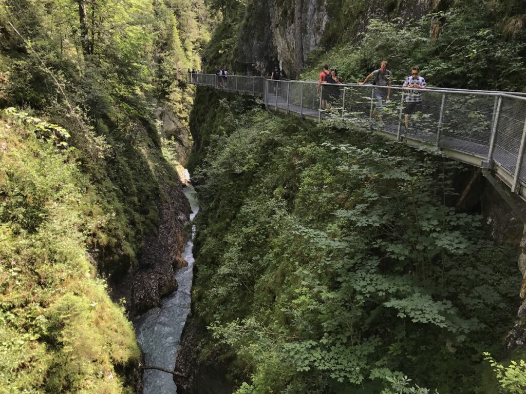 Innsbruck Ausflugsziele in der Umgebung: Die Leutaschklamm