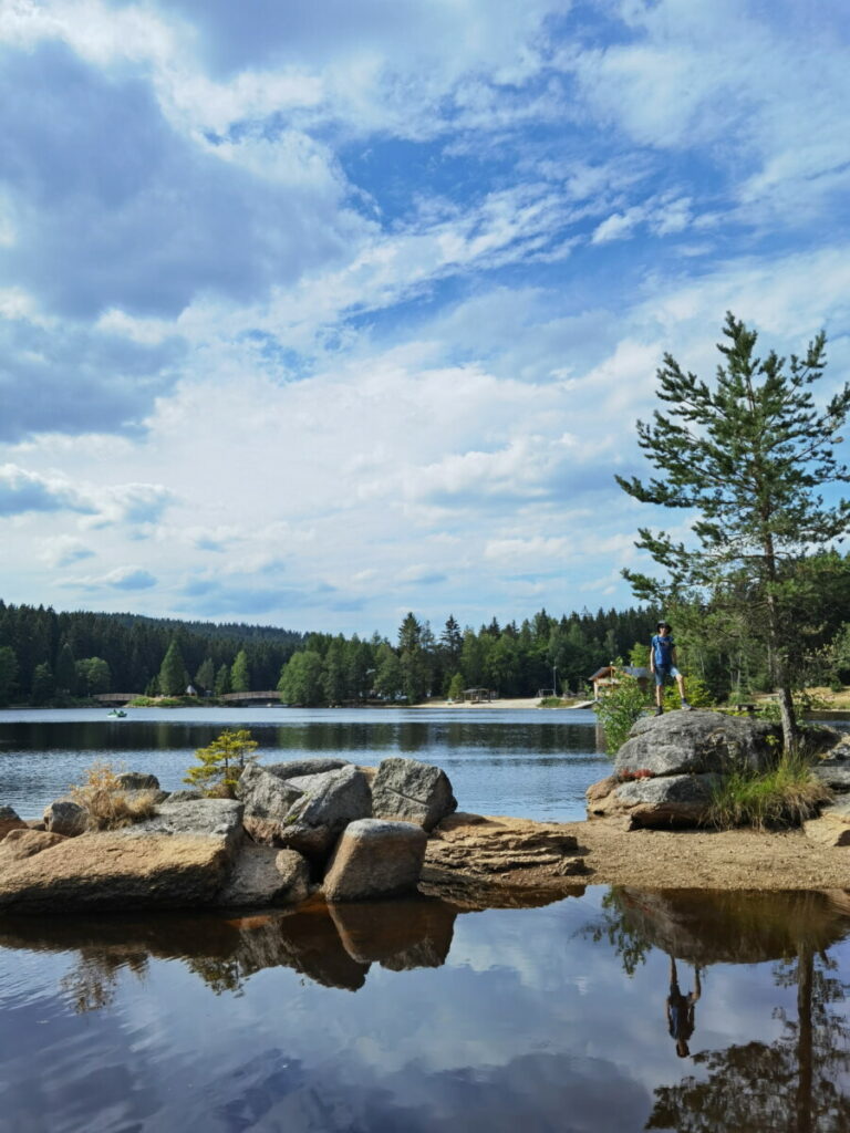 außergewöhnliche Reiseziele Deutschland - der Fichtelsee im Fichtelgebirge