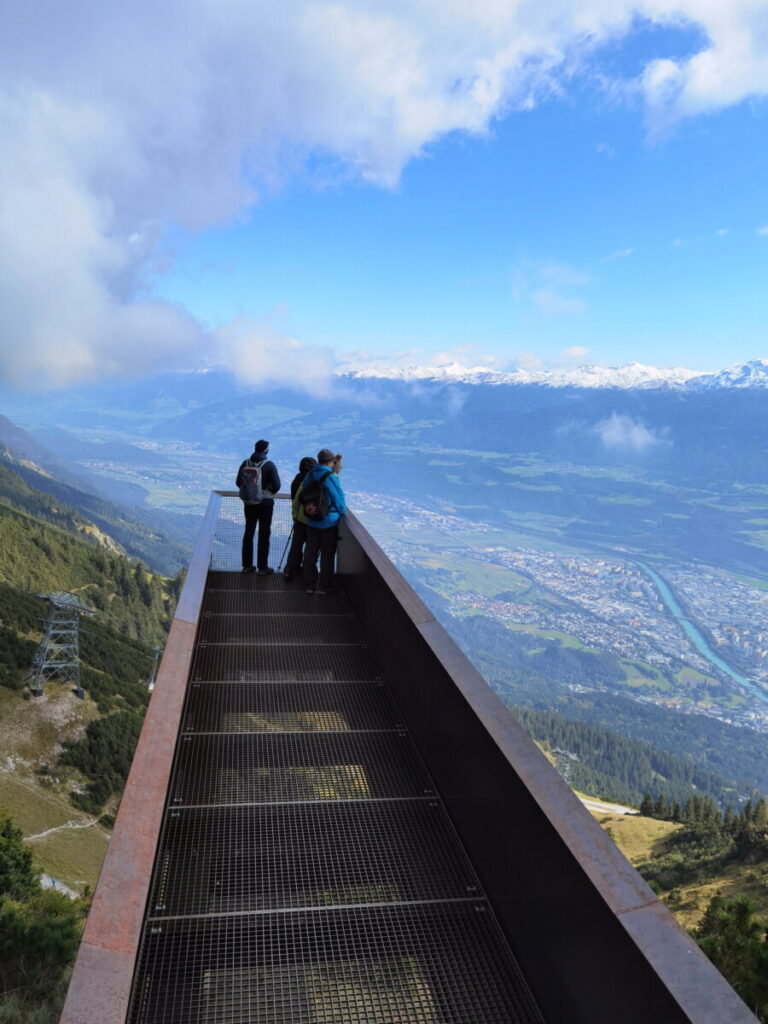 Aussichtsplattform auf der Seegrube Innsbruck